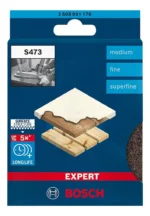 Set De Lijas De Esponjas Abrasivas Contornos Bosch X 3 Uni 120 - Imagen 2