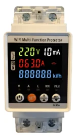Protector De Tensión Wifi Voltímetro Y Amperímetro 63a Ja