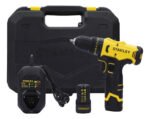 Taladro Percutor Atornillador Inalambrico 10mm Stanley 12v Amarillo 50 - Imagen 4