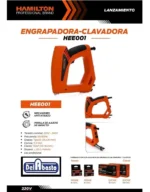 Engrampadora Clavadora Electrica 220v Hamilton Hee001 - Imagen 3