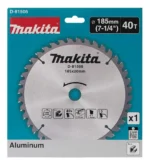 Disco Sierra Hoja Makita D-81505 185mm 40dt P/ Aluminio