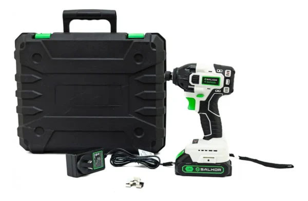 Llave Atornillador Impacto Brushless 1/4 Bateria 18v Salkor