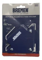 Escuadra Soporte Magnetico Bremen 6662 11kg Para Soldar - Imagen 2