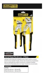 Set Pinzas Pico Loro 2 Pzas 203mm+254mm Crossmaster 9970814 - Imagen 3