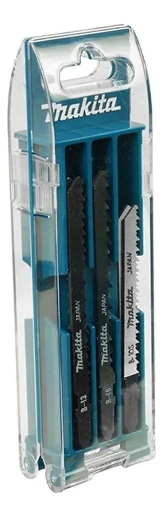 Set 10 Hojas De Sierra Caladora Makita Madera Metal B-44410