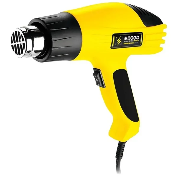Pistola De Calor Dogo 2000w Con 2 Niveles De Temperatura Amarillo