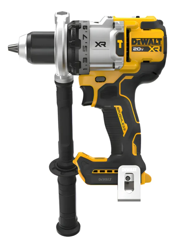 Taladro Percutor Inalambrico De 1/2 Bl Dewalt Dcd1007b S/bat Amarillo