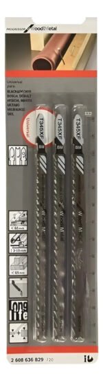 Hoja Sierra Caladora X 3 Uni Para Madera-metal Bosch T345xf Sierra Caladora