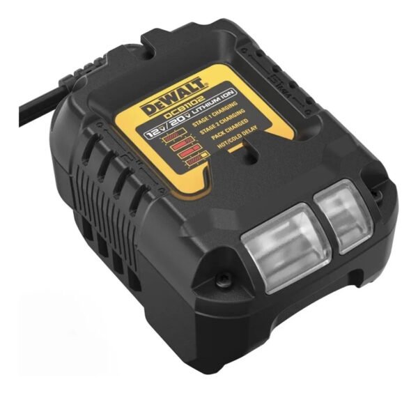 Cargador Rápido Dewalt Dcb1102-ar 12v/20v Ion Litio 2.0 Ah