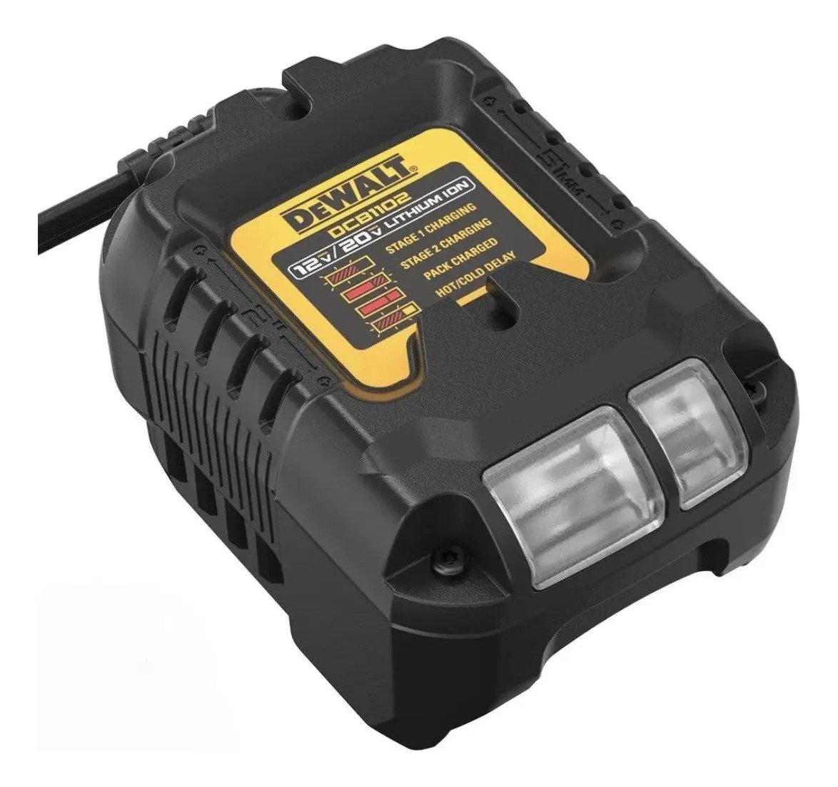 Cargador Rápido Dewalt Dcb1102-ar 12v/20v Ion Litio 2.0 Ah Cargador Rápido Dewalt Dcb1102-ar 12v/20v Ion Litio 2.0 Ah - Imagen 1