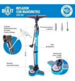 Inflador Con Manómetro Bulit Serie 600 Grande Inf S6 540 Ma Azul - Imagen 2
