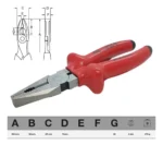 Pinza Universal Bahco 2621s-180a Aislada 1000v 180mm - Imagen 3