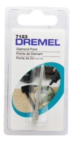 Punta De Diamantada Para Tallado Grabado Vidrio Dremel 7123 - Imagen 3