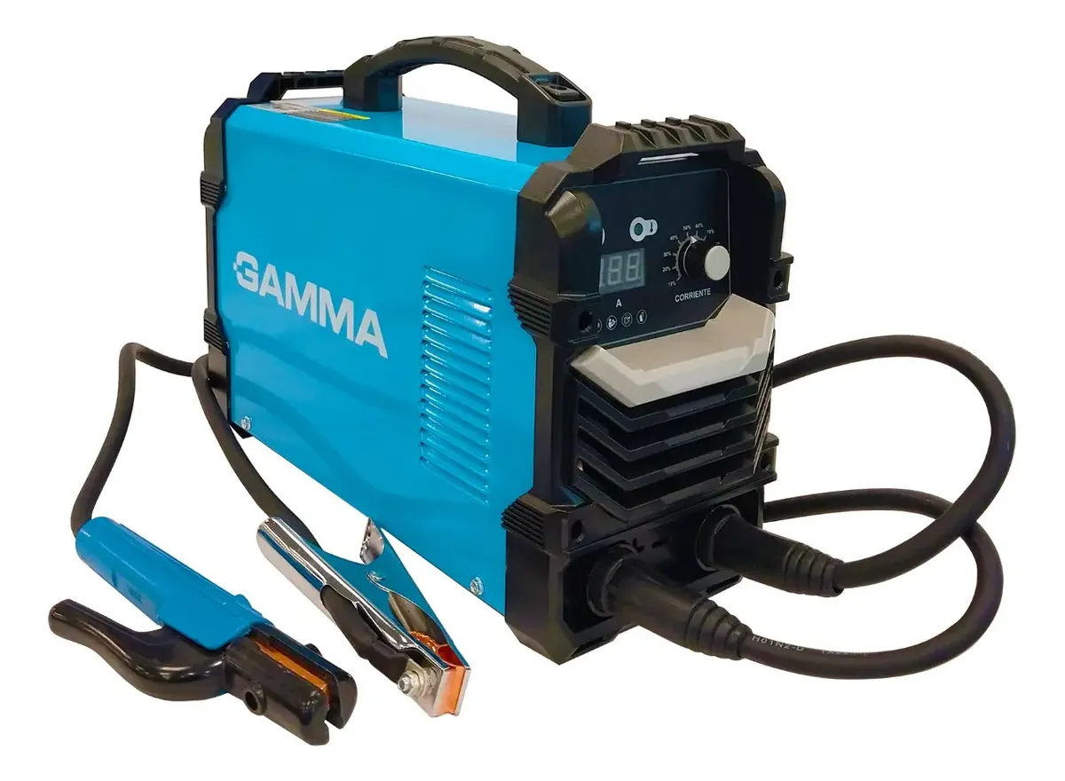 Soldadora Inverter 230 Amp Electrodo 1,5 A 5mm Gamma G3474ar Celeste Soldadora Inverter 230 Amp Electrodo 1,5 A 5mm Gamma G3474ar Celeste - Imagen 1