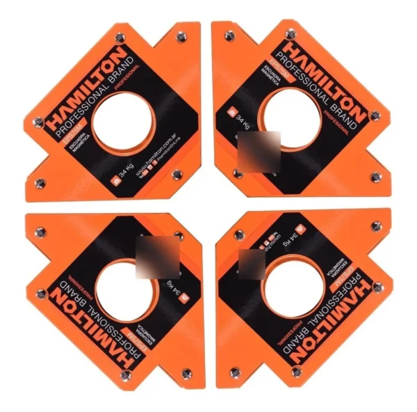 Escuadra Magnética Combo X4 Hamilton 34 Kg Soldador Eps75m