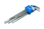 Llave Allen X 9 Pza Larga Cardanica Milimetro Bremen 3970 Plateado - Imagen 2