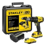 Taladro Percutor Atornillador 20v Bateria 13mm 60nm Stanley
