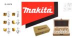 Juego De Fresas 1/4 Para Router Makita 6 Pzas D-53578 - Imagen 4