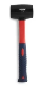 Maza De Goma Martillo C/ Cabo De Fibra 450grs Bremen 7110 - Imagen 3