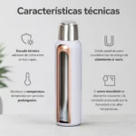 Termo Bremen Acero Inoxidable 1l Tapa Magnetica Verde Dimm Verde - Imagen 7
