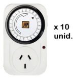 Timer Mecanico Analogico X 10u Programable Enchufable 10amp