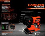 Rotomartillo 20v Ion-litio Vel. Var Hamilton Ult130 + Mechas Naranja/negro 50 Mhz - Imagen 6