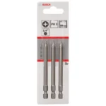 Puntas Philips Ph2 X 89mm P/atornillador X3 Bosch 2607001535