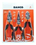 Kit 3 Pinzas Bahco Alicate Pinza De Punta Y Unive Pla015-3ps