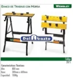Banco Trabajo Mesa Plegable Con Morsa 100kg Wembley 2875 - Imagen 4