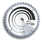 Hoja De Sierra Disco Std Bosch Para Madera 165mm X20 36d