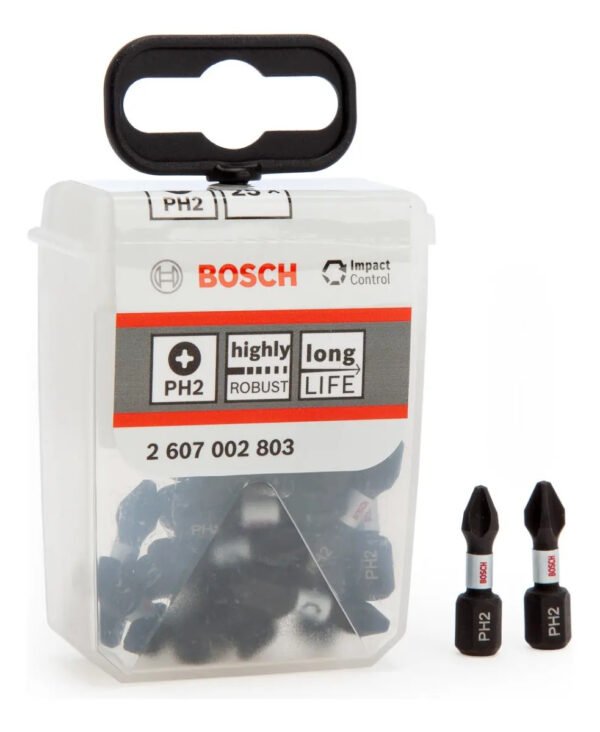 Puntas Alto Impacto Ph 2 X 25mm Bosch X 25 Uni 2607002803