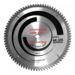 Hoja Disco Sierra Ingleta Multimaterial Bosch 254mm 80d 966 Plateado - Imagen 2