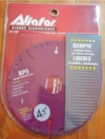 Disco Diamantado Aliafor Bps 4.5 F Marmoles Plasticos Fibra Violeta - Imagen 2
