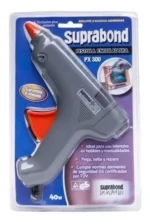 Pistola Encoladora Silicona Electrica Grande Suprabond Px300 Gris - Imagen 4