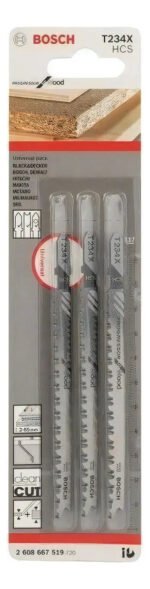 Hoja De Sierra Caladora Bosch T234x Progressor Madera X3u