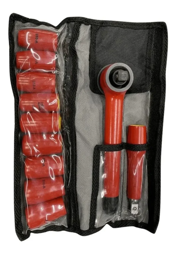 Kit Llave Crique Tubos Y Alargue 1/2 Aislados S1000v-11 Pzas