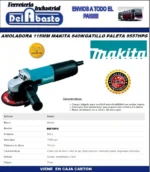Amoladora Angular Makita 115 Mm 840w 9557hpg Profesional Verde Claro - Imagen 2