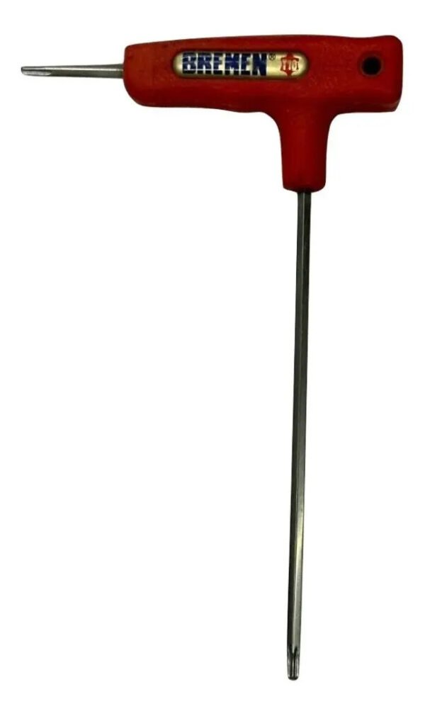 Llave Allen Torx T6 Tipo T Bremen Acero Cromo Vanadio