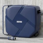 Rollo Porta Mangueras Automatico Riego (20m) Bremen 8700 Azul Oscuro - Imagen 4