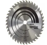 Hoja Disco Sierra Circular Bosch 184mm 40d Para Madera 847 Plateado - Imagen 2