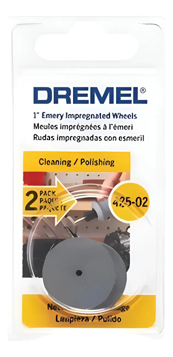 Disco Para Pulir Dremel 425 Minitorno Dremel 425 X 2 Unid Plateado
