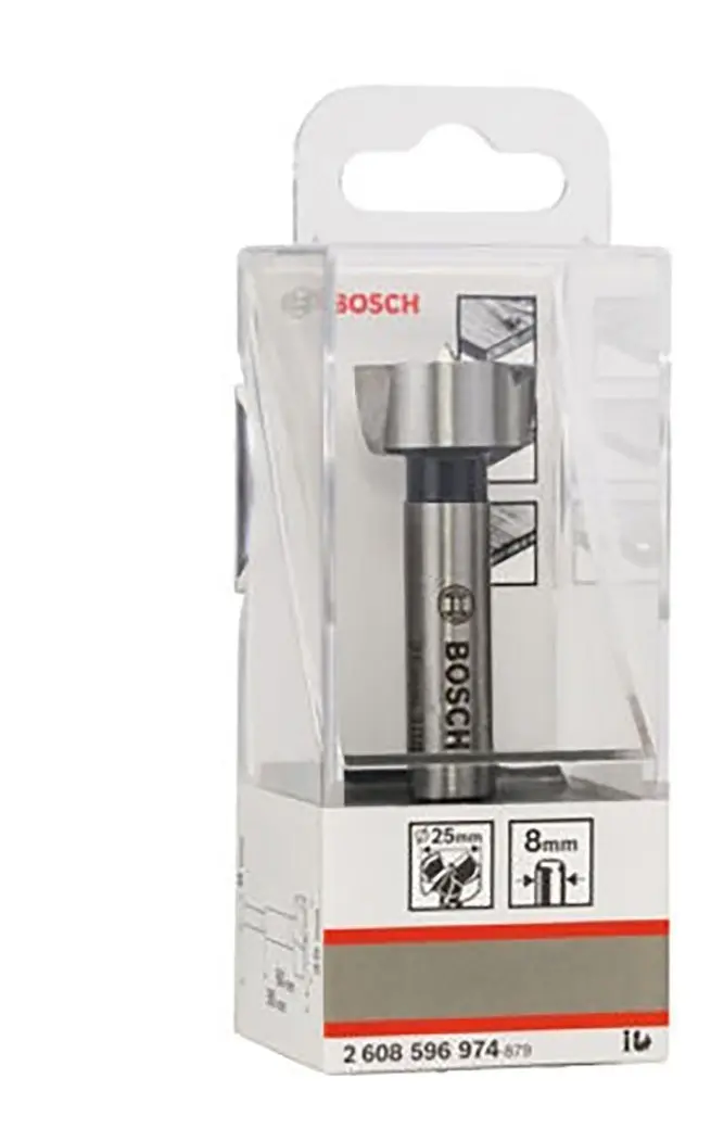 Mecha Broca Fresadora Forstner Madera Bosch 25mm 2608596974 Mecha Broca Fresadora Forstner Madera Bosch 25mm 2608596974 - Imagen 1