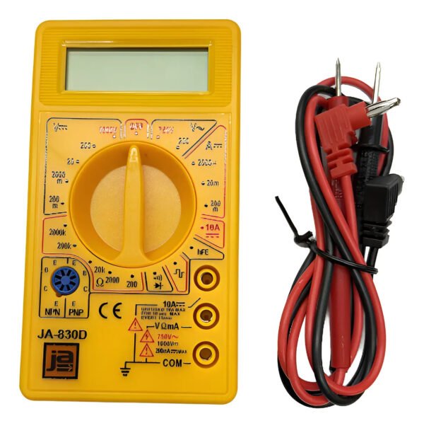 Tester Digital Multimetro C/buzzer Prueba Diodos D830 Tester Digital