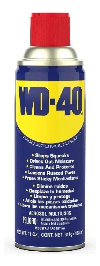 Lubricante Antioxidante Antihumedad Wd40 Multiusos 311g Gde