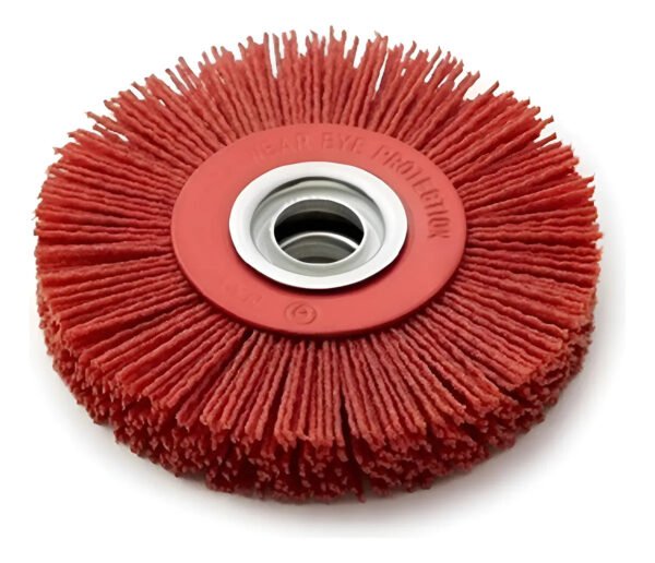 Cepillo Circular Abrasivos De Nylon Amoladora 5 Bremen 7073 Rojo