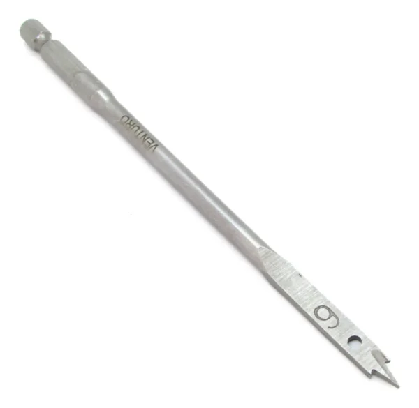 Mecha Broca Pala Ø 6mm X 150mm Plastico Madera Venturo Bpm-6