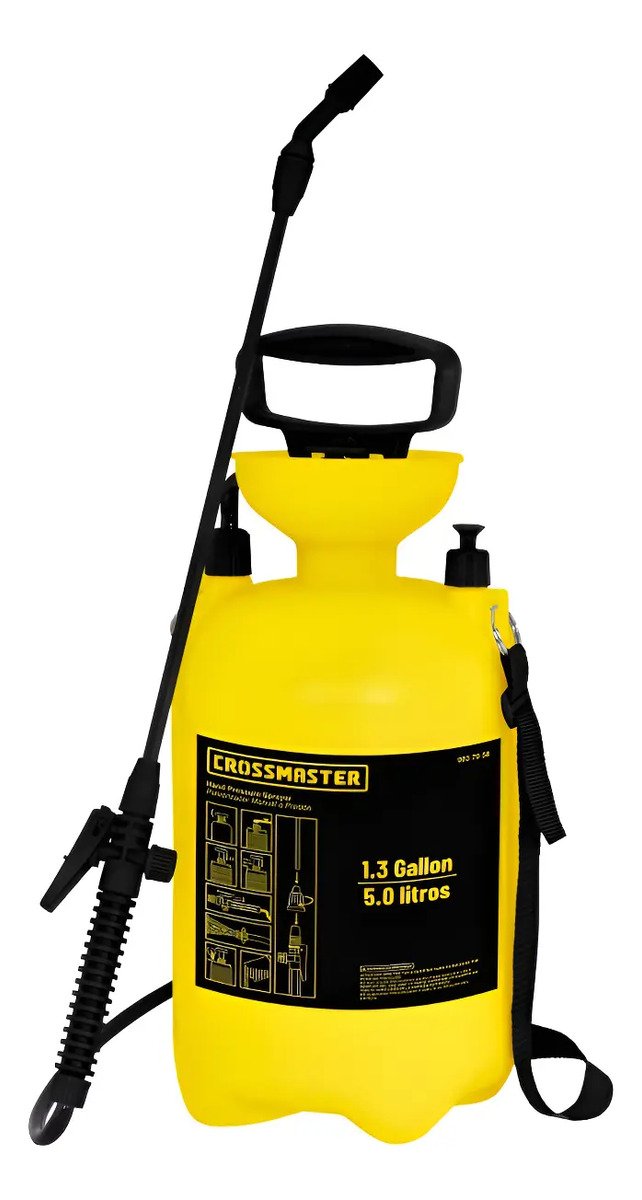 Pulverizador Atomizador Manual 5l Crossmaster 9937958 Amarillo Pulverizador Atomizador Manual 5l Crossmaster 9937958 Amarillo - Imagen 1