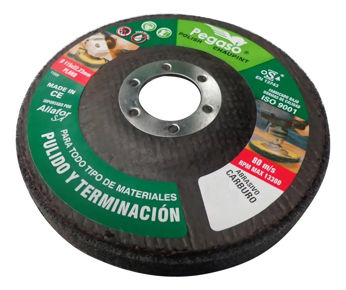 Chaupint Disco De Pulir Grano Fino 115 Mm Amoladora Pegaso Chaupint Disco De Pulir Grano Fino 115 Mm Amoladora Pegaso - Imagen 1