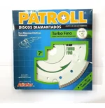 Disco Diamantado Turbo Fino Patroll 7 Pulgad Aliafor 180 Mm Gris - Imagen 3