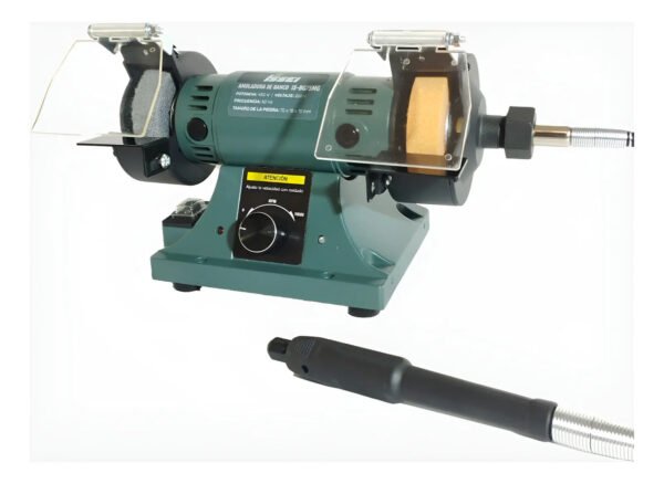 Amoladora De Banco Y Minitorno Eje Flexible Issei 450w Bg75m 50hz 450 W
